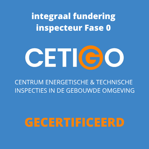 CETIGO keurmerk Integraal Fundering Inspecteur Fase 0 gecertificeerd